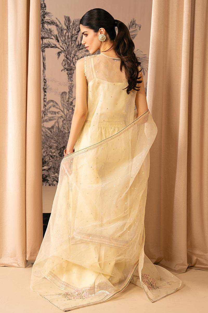 Cross Stitch | Luxe Atelier 24 | OPAL GLOW - Pakistani Designer Dress - by Cross Stitch | Type: Luxury - 100% Original at Saira Sultan