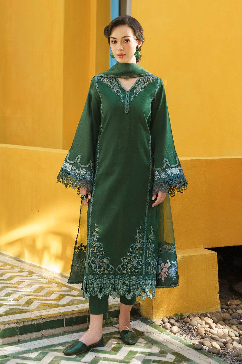 Baroque | Luxury Pret 24 | JACQUARD LAWN UF-572 - Pakistani Designer Dress - by Baroque | Type: Luxury - 100% Original at Saira Sultan