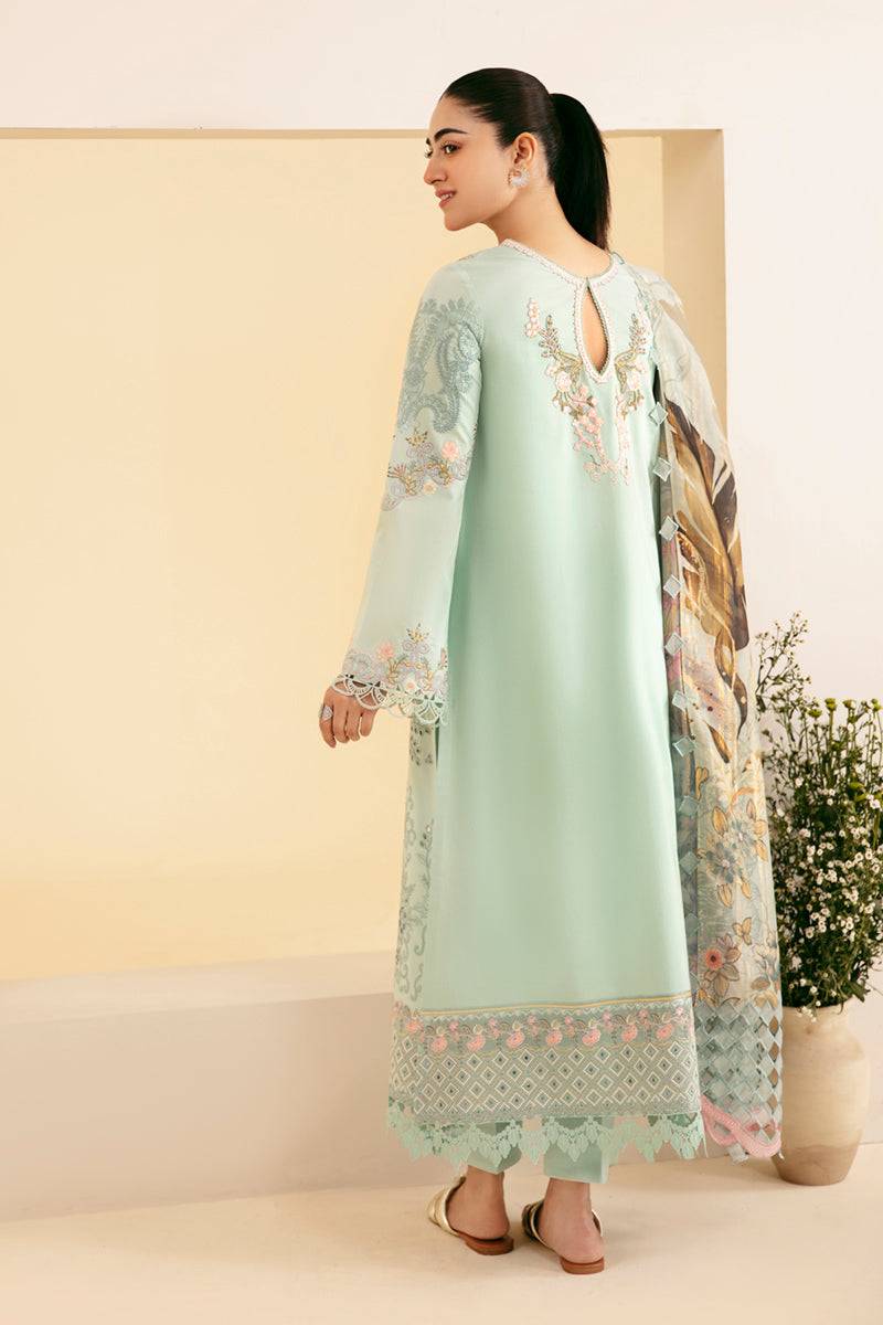 Qalamkar | Qlinekari Luxury Lawn | SQ-06 AFROZEH - Pakistani Designer Dress - by Qalamkar | Type: Luxury - 100% Original at Saira Sultan
