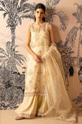 Cross Stitch | Luxe Atelier 24 | OPAL GLOW - Pakistani Designer Dress - by Cross Stitch | Type: Luxury - 100% Original at Saira Sultan