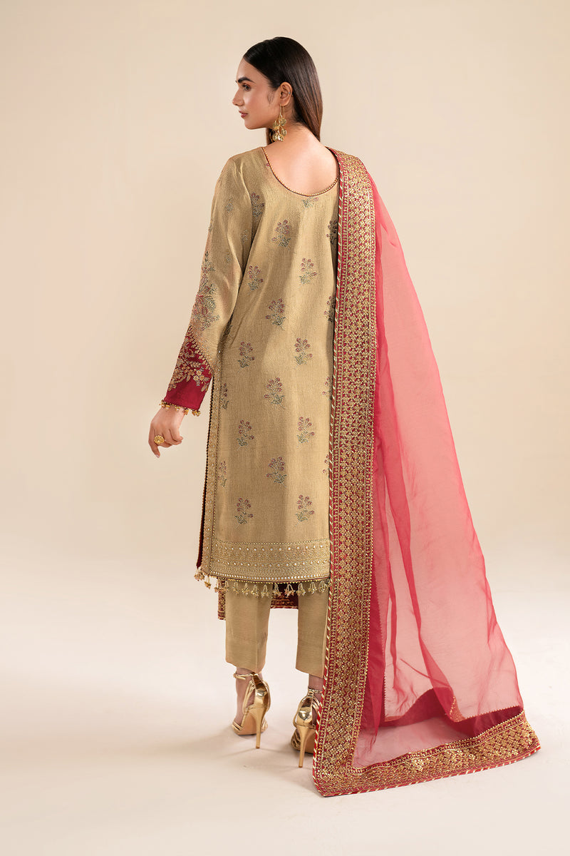 Baroque | Formal Collection | SILK UF-619 XS Beige Silk