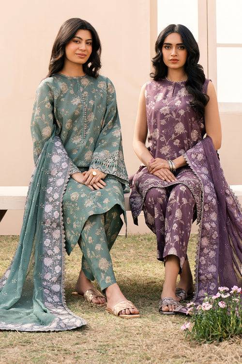 Baroque | Luxury Pret 24 | LAWN UF-598 - Pakistani Designer Dress - by Baroque | Type: Luxury - 100% Original at Saira Sultan