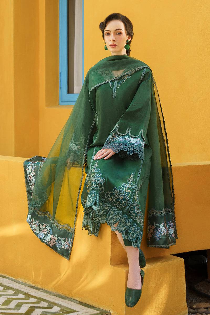 Baroque | Luxury Pret 24 | JACQUARD LAWN UF-572 - Pakistani Designer Dress - by Baroque | Type: Luxury - 100% Original at Saira Sultan