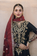 Iznik | Bandhani Formals | UE-330 L Black Chiffon