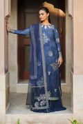 Iznik | Bandhani Formals | UE-331 L Zinc Chiffon