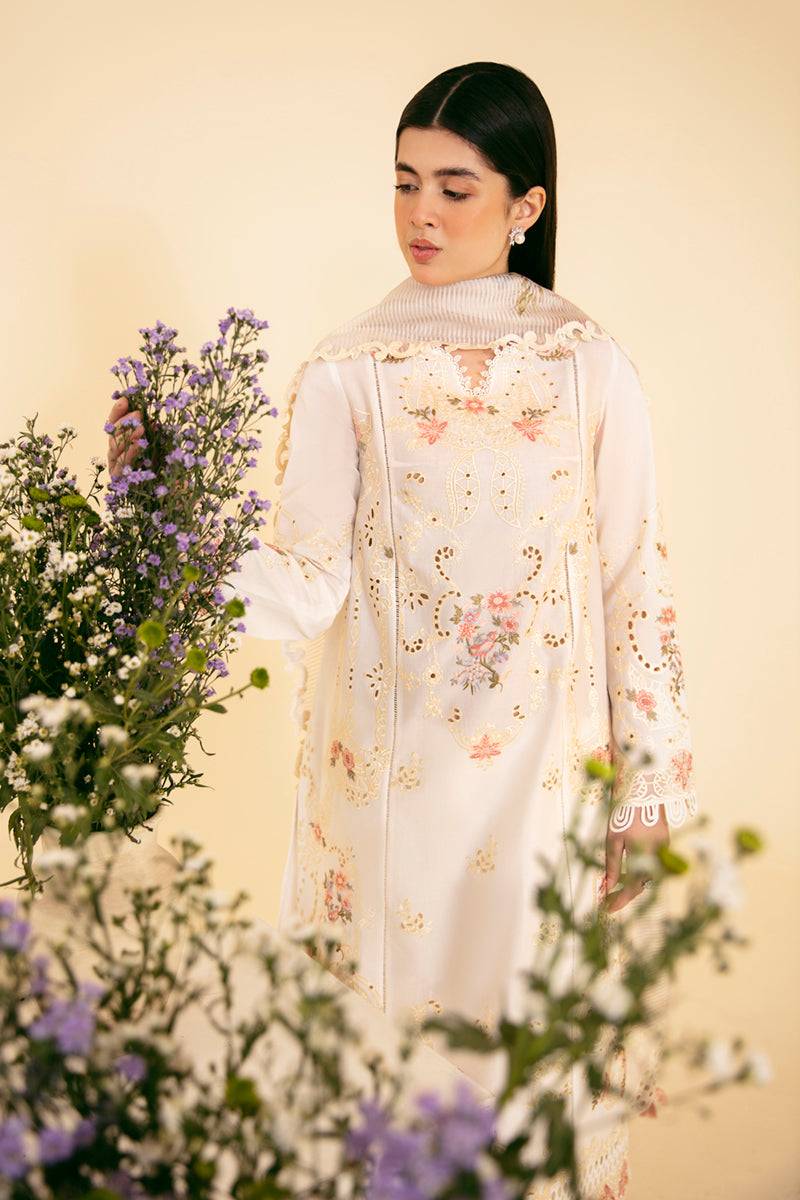 Qalamkar | Qlinekari Luxury Lawn | SQ-01 SARV - Pakistani Designer Dress - by Qalamkar | Type: Luxury - 100% Original at Saira Sultan