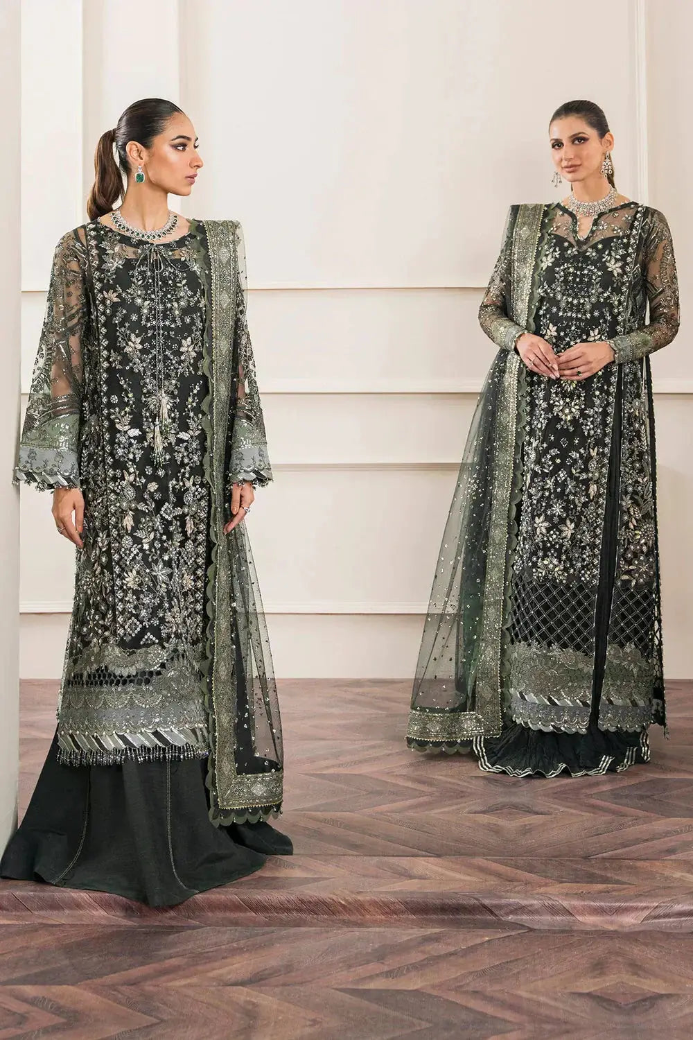 Baroque | Chantelle Embroidered Collection | CH12-05 - Pakistani Designer Dress - by Baroque | Type: Bridal - 100% Original at Saira Sultan