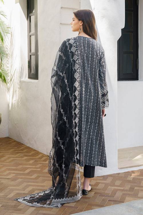 Baroque | Luxury Pret 24 | LAWN UF-573 - Pakistani Designer Dress - by Baroque | Type: Luxury - 100% Original at Saira Sultan