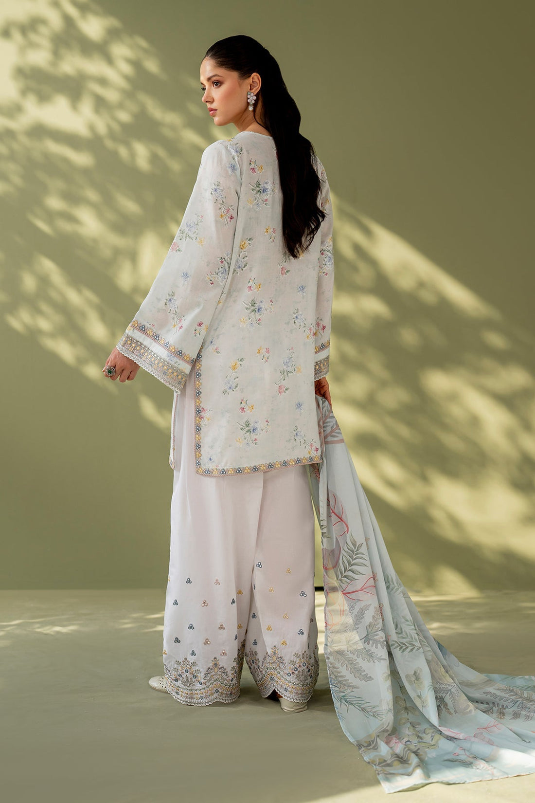 Baroque | Eid Printique | EMBROIDERED PRINTED LAWN UF-4170 XS Mint Lawn
