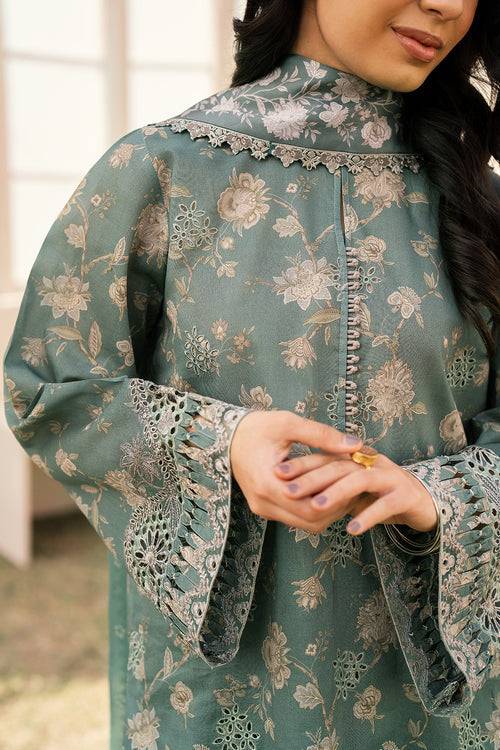 Baroque | Luxury Pret 24 | LAWN UF-599 - Pakistani Designer Dress - by Baroque | Type: Luxury - 100% Original at Saira Sultan