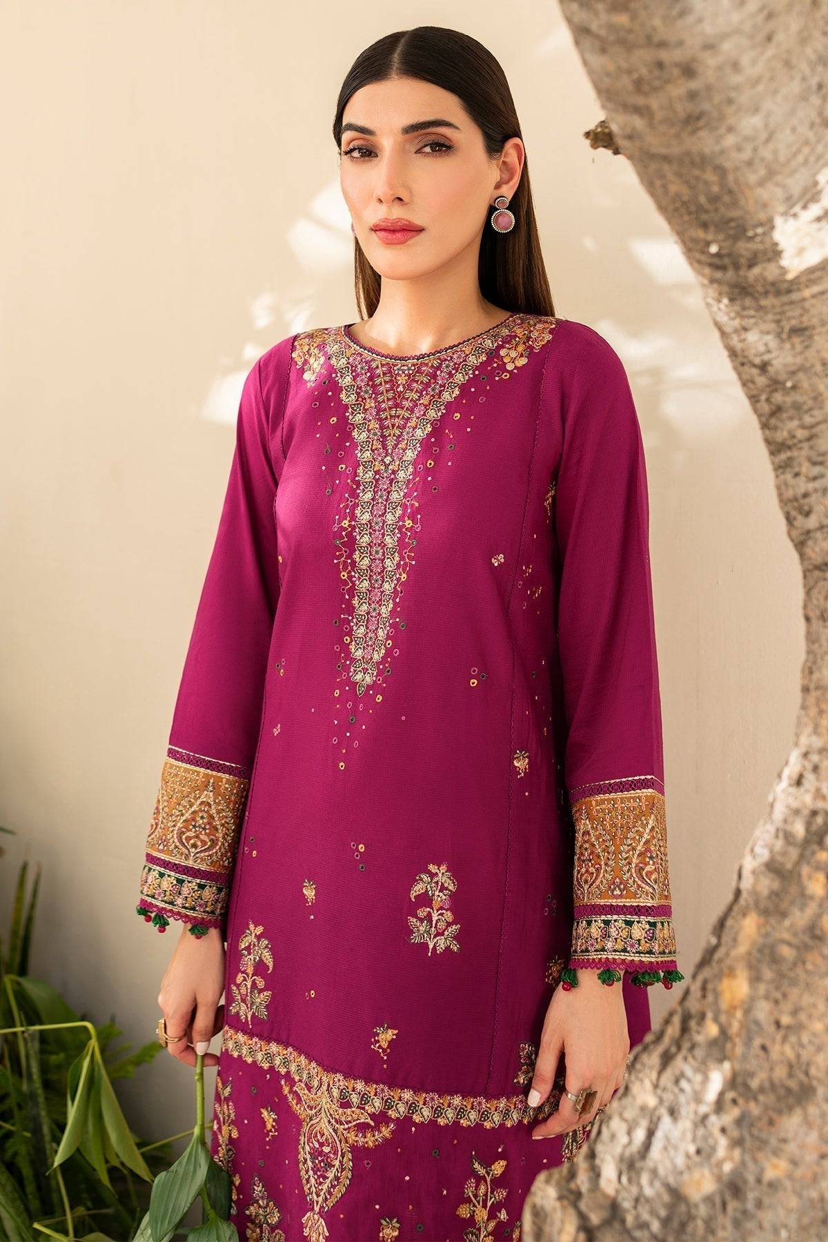 Jazmin | Irish Lawn SS 24 | D10 - Pakistani Designer Dress - by Jazmin | Type: Luxury - 100% Original at Saira Sultan