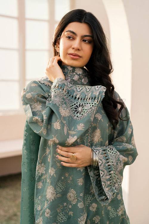 Baroque | Luxury Pret 24 | LAWN UF-599 - Pakistani Designer Dress - by Baroque | Type: Luxury - 100% Original at Saira Sultan
