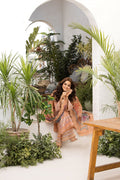 Sobia Nazir | Vital Lawn 25 | 7A M Apricot Orange Lawn