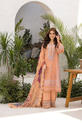 Sobia Nazir | Vital Lawn 25 | 7A XL Apricot Orange Lawn