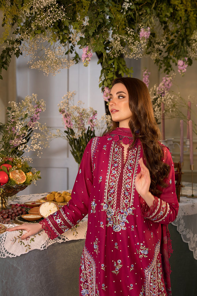 Sobia Nazir | Vital Lawn 25 | 7B M Maroon Lawn
