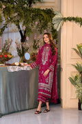 Sobia Nazir | Vital Lawn 25 | 7B XS Maroon Lawn