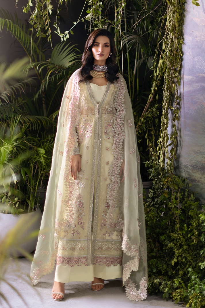 Saad Shaikh | Flurie Formals | Luna XL Cream Organza