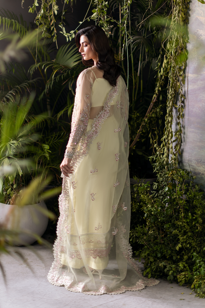 Saad Shaikh | Flurie Formals | Luna XS Cream Organza