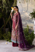 Saad Shaikh | Flurie Formals | Regina XL Maroon Organza