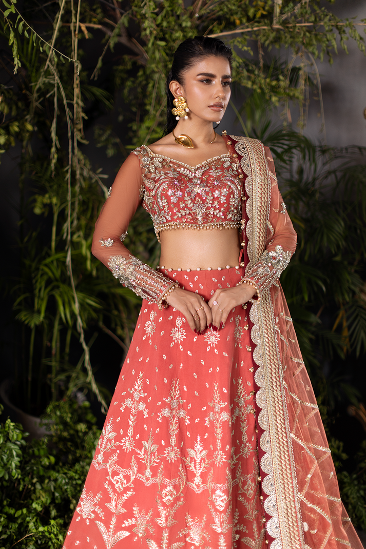 Saad Shaikh | Flurie Formals | Ember Rose M Coral Net