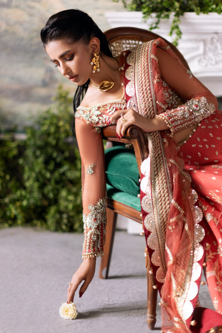 Saad Shaikh | Flurie Formals | Ember Rose L Coral Net
