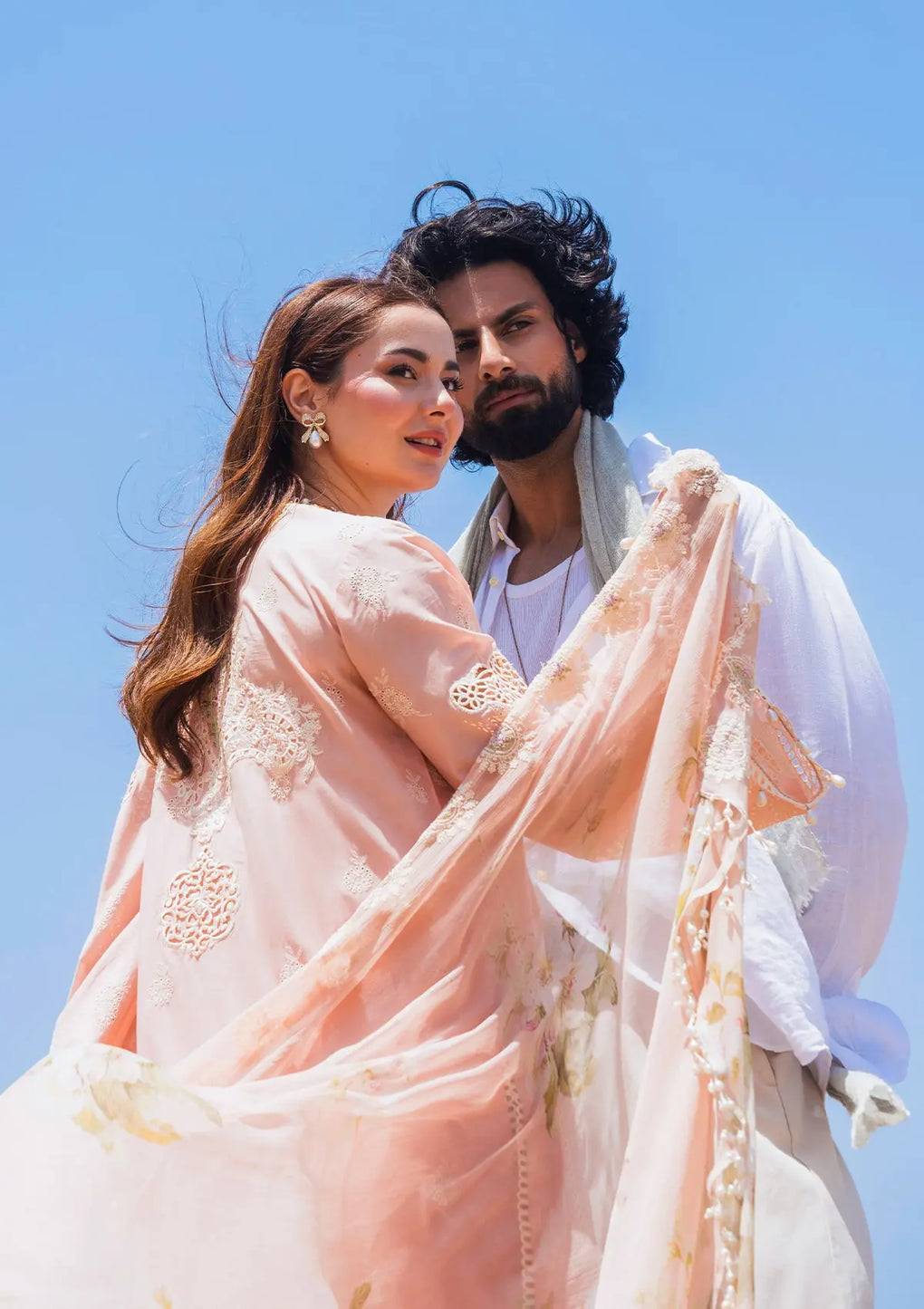 Elaf Premium | Hai Kuch Festive Lawn 24 | EHK-07 Pareesa - Pakistani Designer Dress - by Elaf Premium | Type: Luxury - 100% Original at Saira Sultan