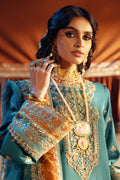 AJR Couture | The Silk Edition 25 | ULFAT M Teal Blue