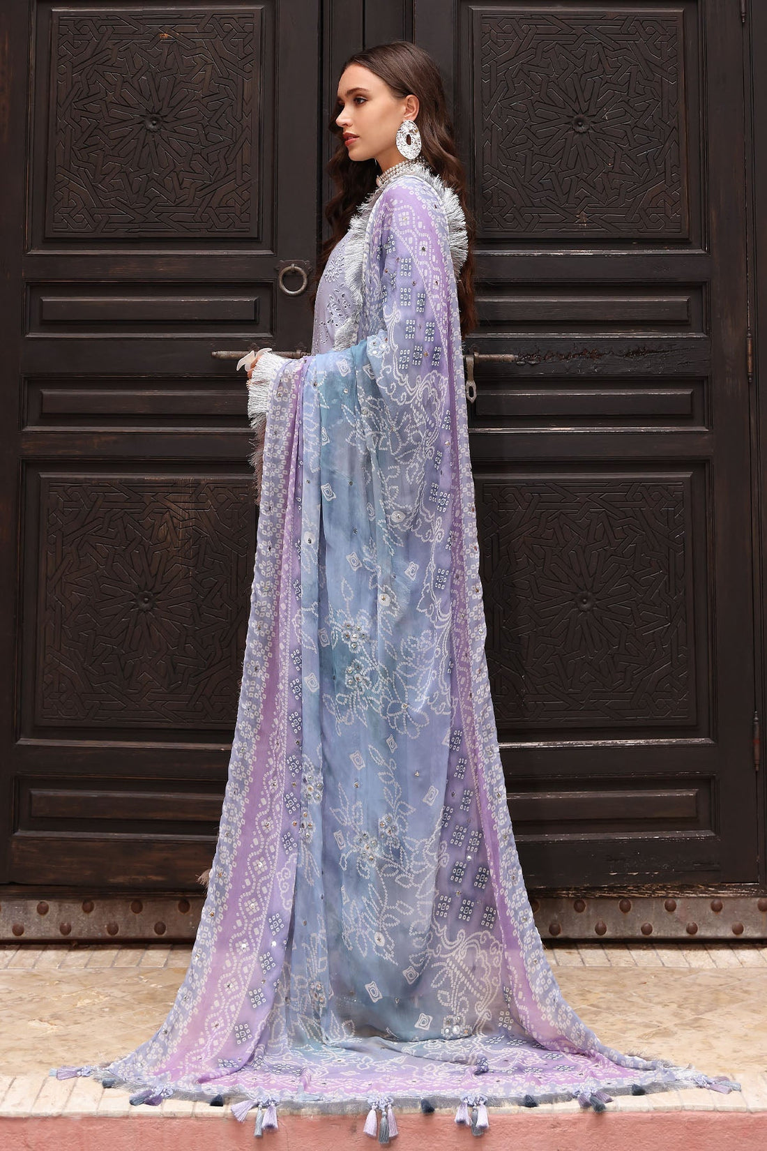 Nureh | Bazaar Lawn 25 | NE-108 XS Light Lavender Lawn
