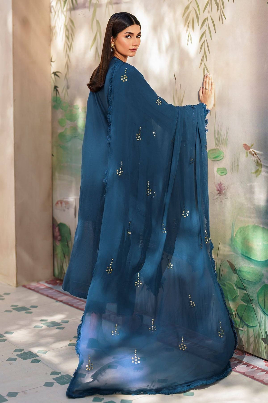 Nureh | Bazaar Lawn | NS-137 - Pakistani Designer Dress - by Nureh | Type: Luxury - 100% Original at Saira Sultan