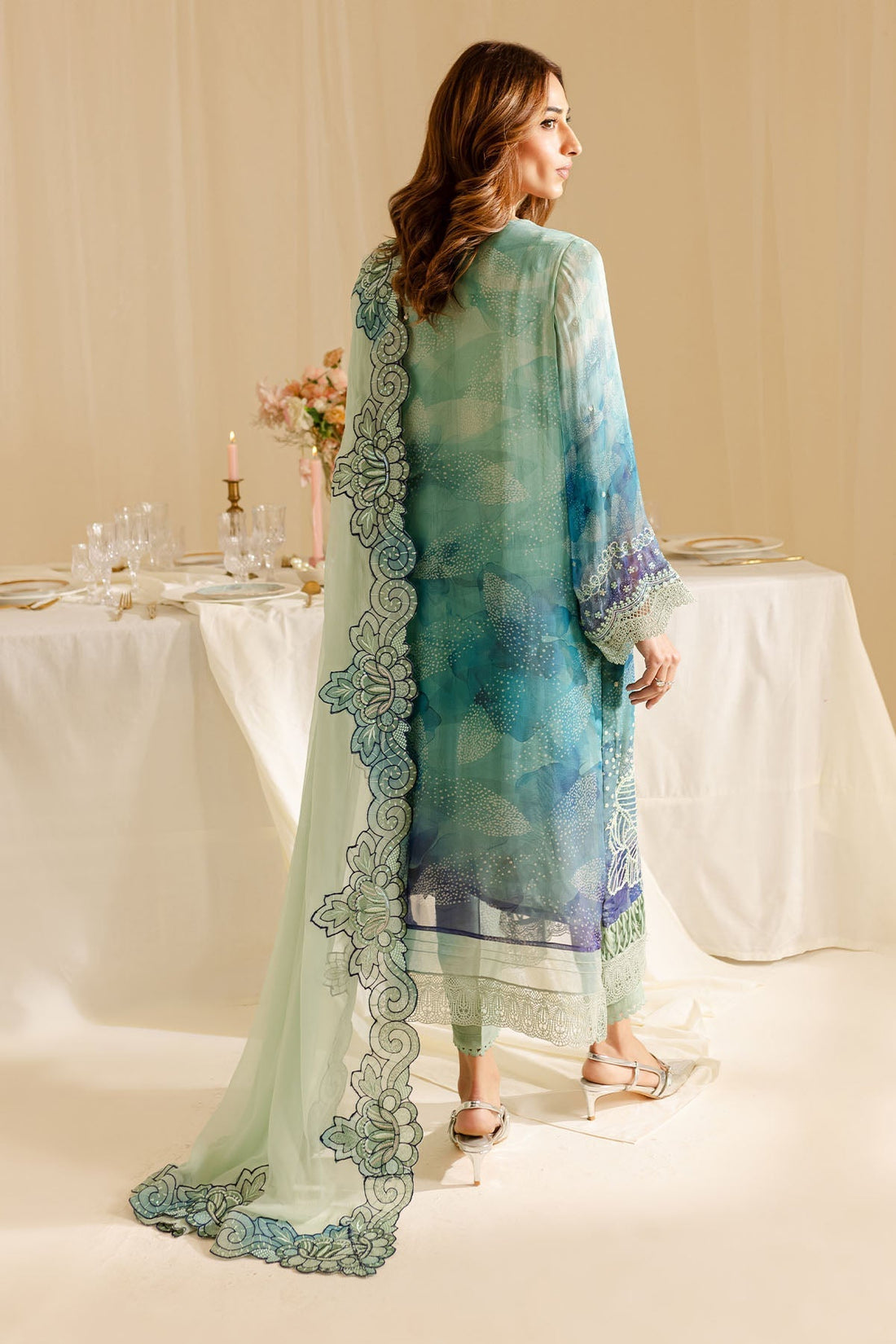Nureh | Ballerina Formals | NU2-161 XS Ice Blue Chiffon