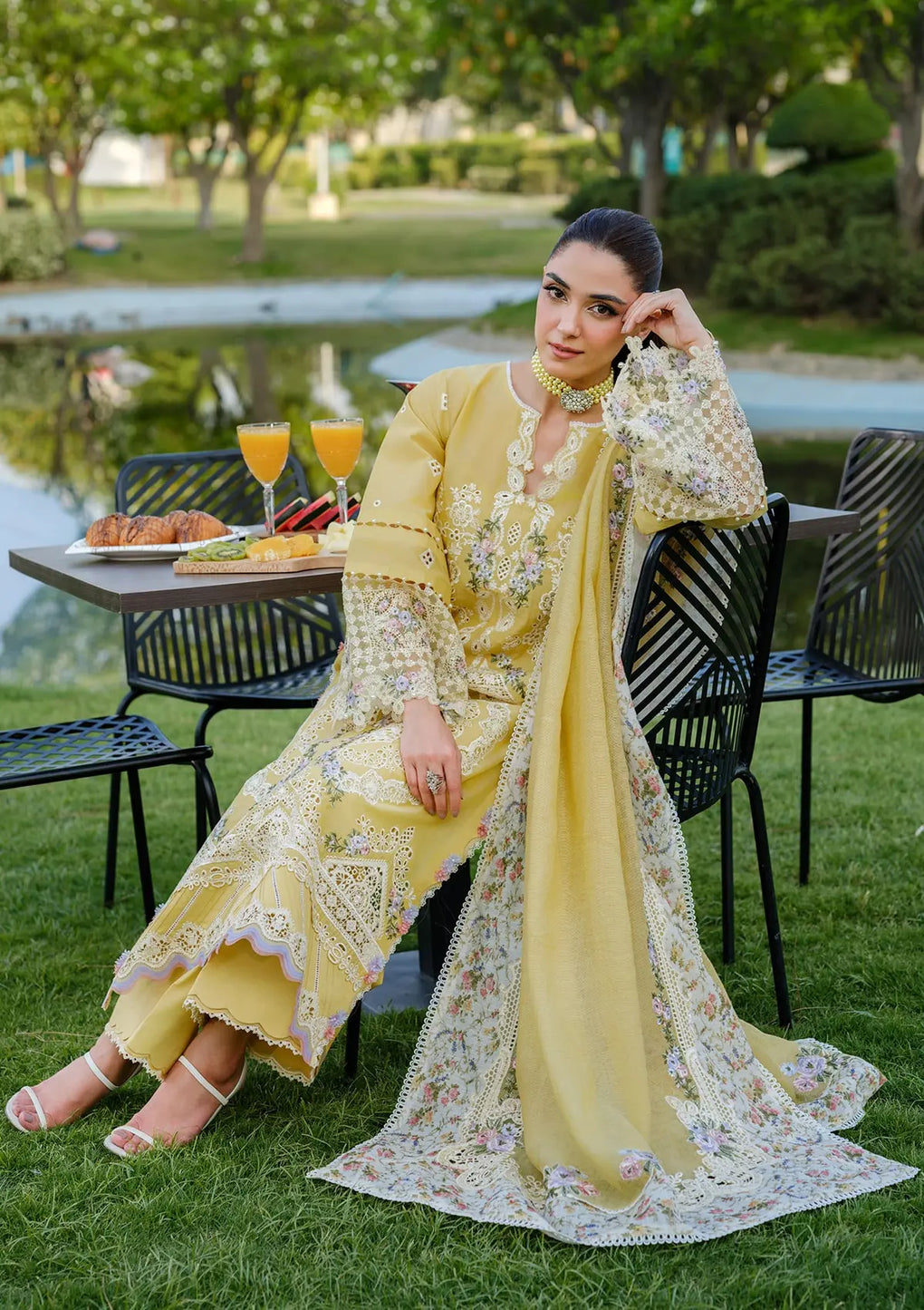 Elaf Premium | Luxury Lawn 25 | ELH-4A DANDELION