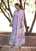 Elaf Premium | Prints Chikankari 24 | 04A OCEAN BLOSSOMS - Pakistani Designer Dress - by Elaf Premium | Type: Luxury - 100% Original at Saira Sultan