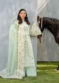 Elaf Premium | Luxury Lawn 25 | ELH-4B FROSTEL XL Mint Lawn