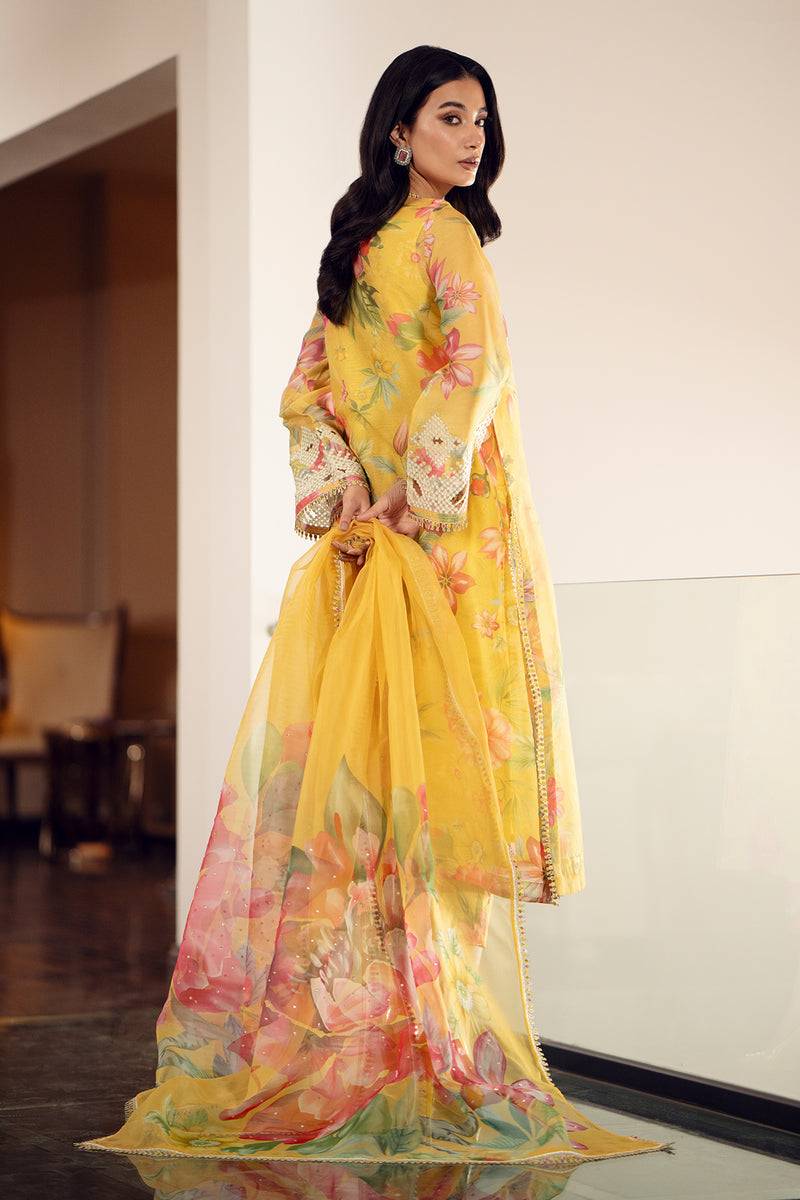 Baroque | Luxury Pret 24 | COTTON PATTI UF-509 - Pakistani Designer Dress - by Baroque | Type: Luxury - 100% Original at Saira Sultan