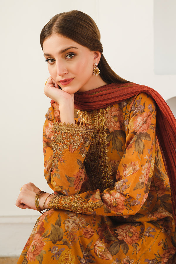 Baroque | Luxury Pret 24 | LAWN UF-653 - Pakistani Designer Dress - by Baroque | Type: Luxury - 100% Original at Saira Sultan