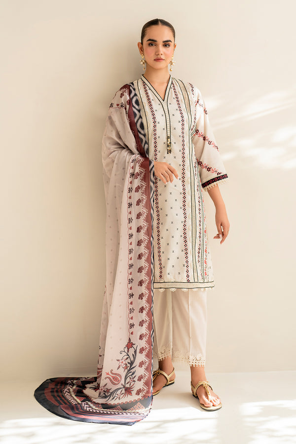 Baroque | Luxury Pret 24 | LAWN UF-678 - Pakistani Designer Dress - by Baroque | Type: Luxury - 100% Original at Saira Sultan