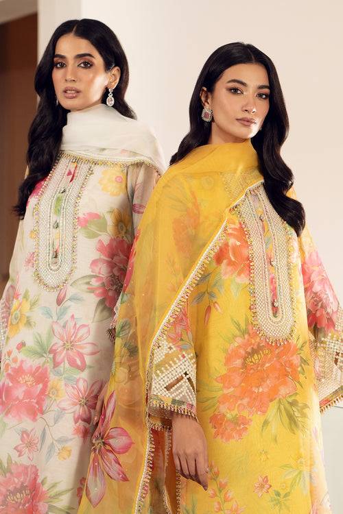 Baroque | Luxury Pret 24 | COTTON PATTI UF-509 - Pakistani Designer Dress - by Baroque | Type: Luxury - 100% Original at Saira Sultan