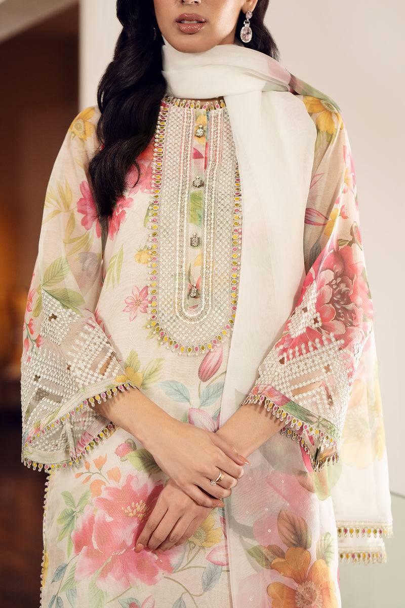 Baroque | Luxury Pret 24 | COTTON PATTI UF-510 - Pakistani Designer Dress - by Baroque | Type: Luxury - 100% Original at Saira Sultan