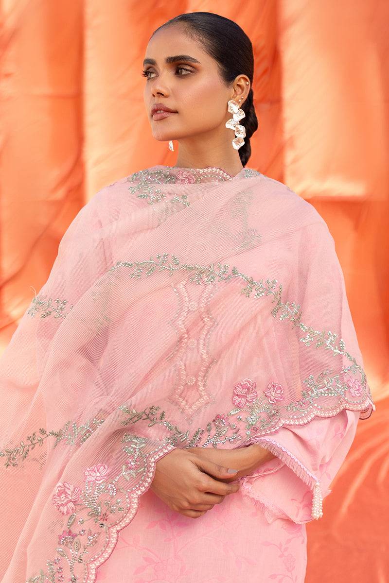 Cross Stitch | Eid Lawn 24 | CLUSTER GLOW - Pakistani Designer Dress - by Cross Stitch | Type: Luxury - 100% Original at Saira Sultan