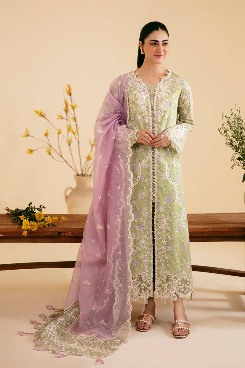 Qalamkar | Qlinekari Luxury Lawn | SQ-10 VEHJA - Pakistani Designer Dress - by Qalamkar | Type: Luxury - 100% Original at Saira Sultan