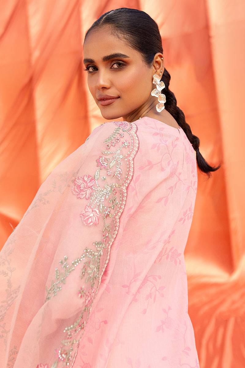 Cross Stitch | Eid Lawn 24 | CLUSTER GLOW - Pakistani Designer Dress - by Cross Stitch | Type: Luxury - 100% Original at Saira Sultan