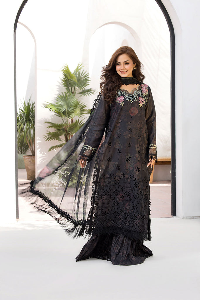 Sobia Nazir | Vital Lawn 25 | 8A XL Black Lawn