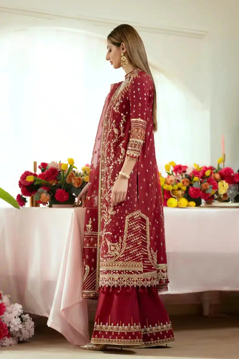 Qalamkar | Dilnaz Wedding Formals | DN-03 ZAINA - Pakistani Designer Dress - by Qalamkar | Type: Bridal - 100% Original at Saira Sultan