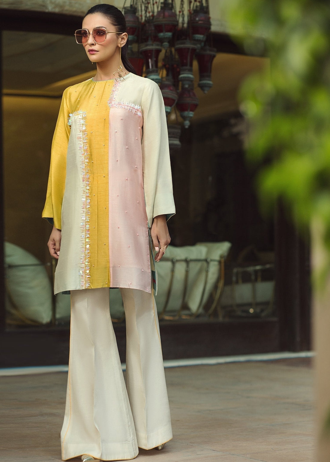 Hana | Serendipity Ready to Wear | Cotton Candy XS Yellow Raw Silk