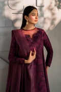 Iznik | Exclusive Winter | UE-351 M Plum Slub Khaddar