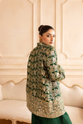 Vanya | Marlene Formals | ML-04 L Dark Green Chiffon