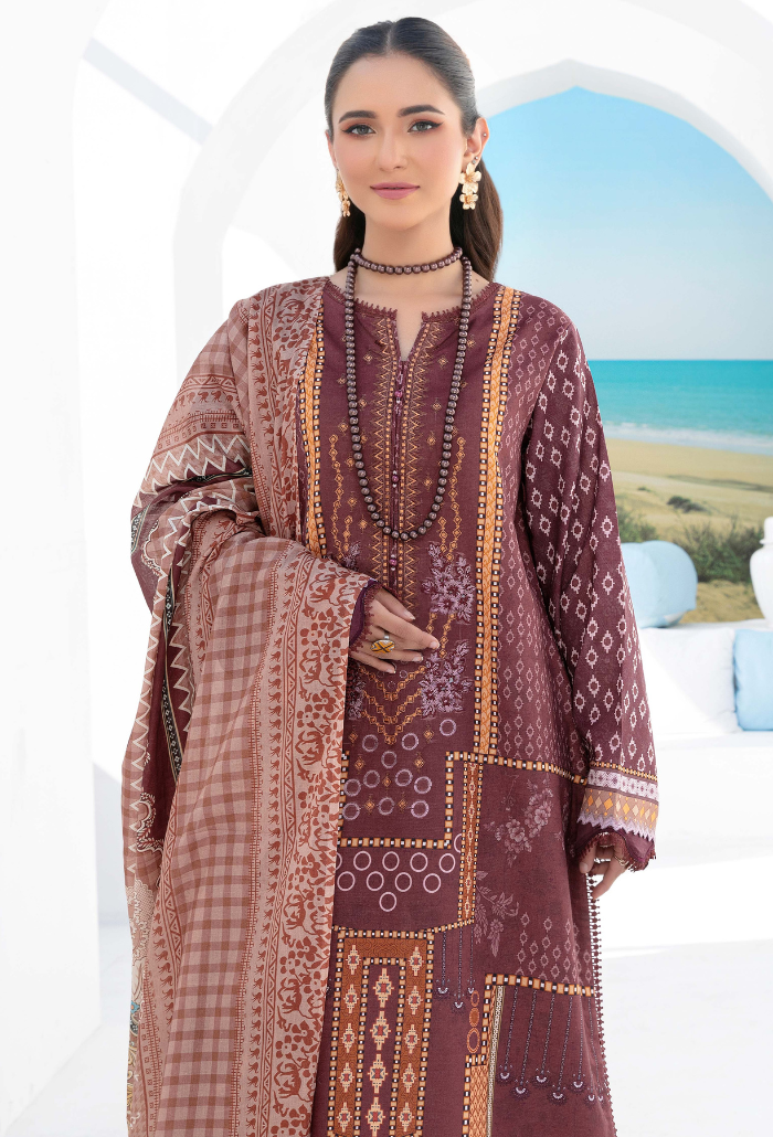 Humdum | Saira Bano Lawn 24 | D07 -  HumDum Casuals -  Saira Sultan