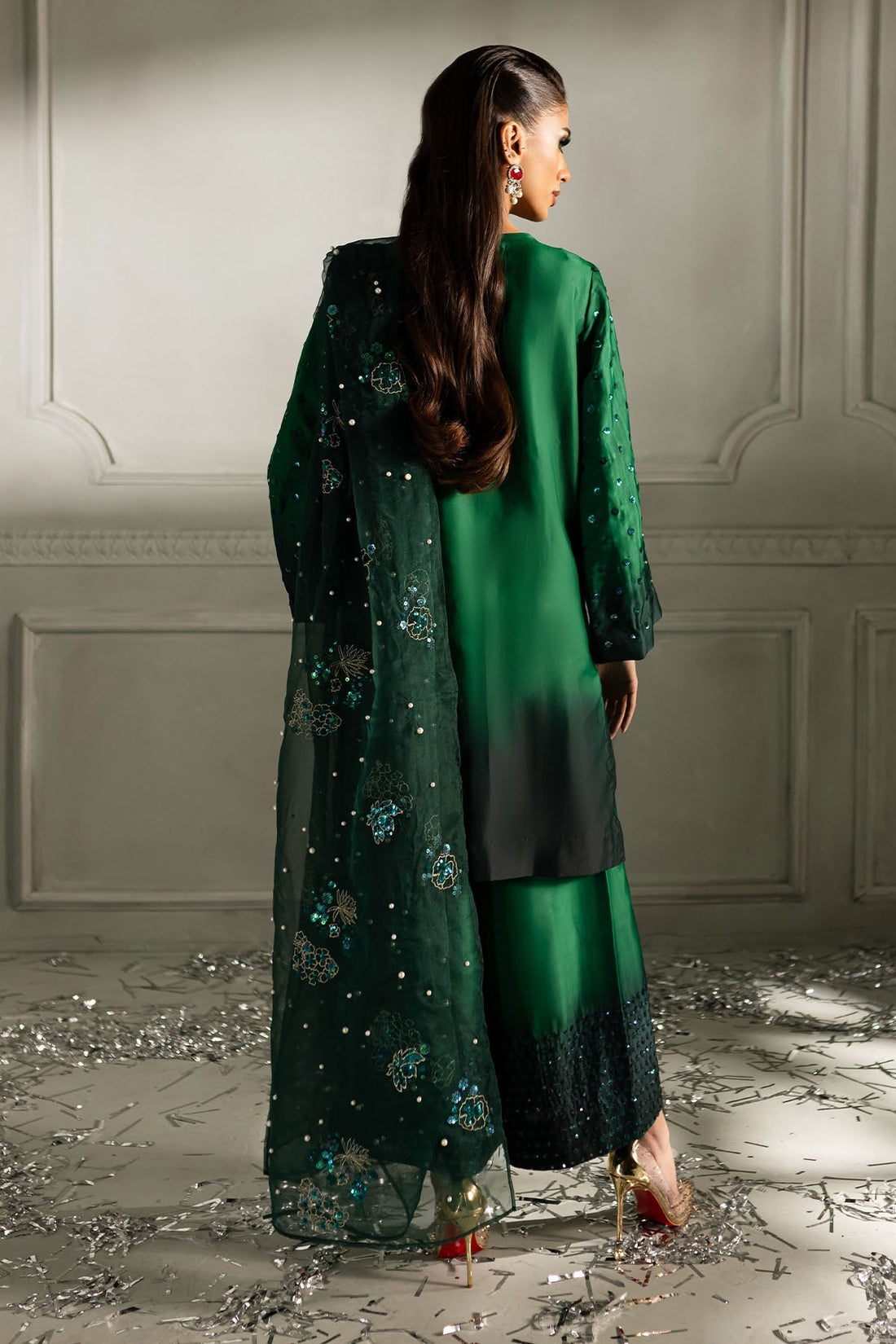 Nureh | Tiny Twinkles | Ruby Rush TW-09 XS Emerald Green Silk
