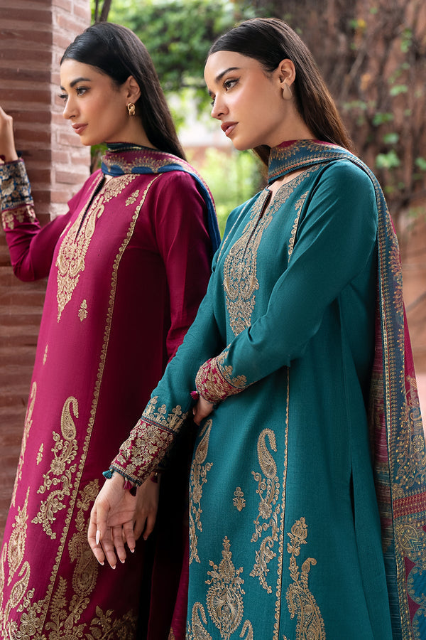Jazmin | Winter Edition 24 | KHADDAR UW-0070 - Pakistani Designer Dress - by Jazmin | Type: Luxury - 100% Original at Saira Sultan