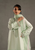 Zarqash | Silk Edit | ZQS 021 VANAYA L Mint Green Raw Silk